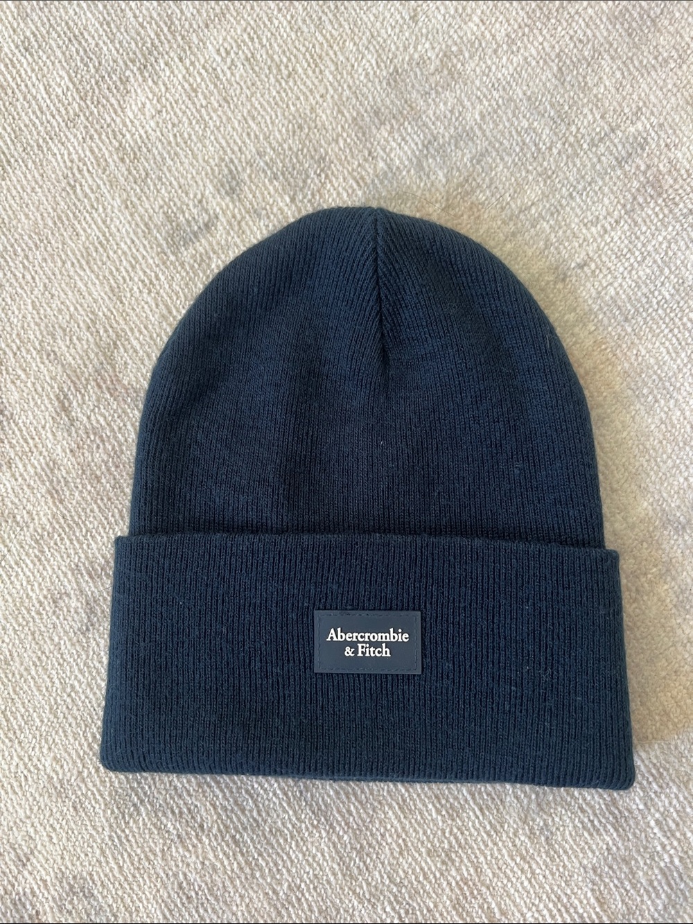 Abercrombie & Fitch Dark Blue Knit Cuffed Beanie